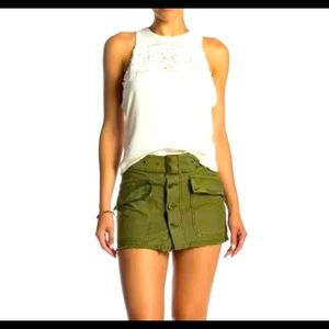 Free People | Hangin On Tight Cotton Mini Skirt size 2